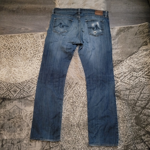 AG Adriano Goldschmied The Protégé Straight Leg Jeans Size 38X34 - Picture 10 of 11